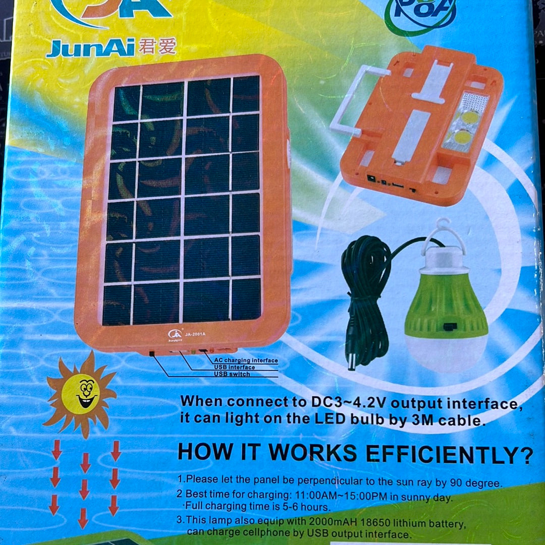Solar Charging Light JA 2001
