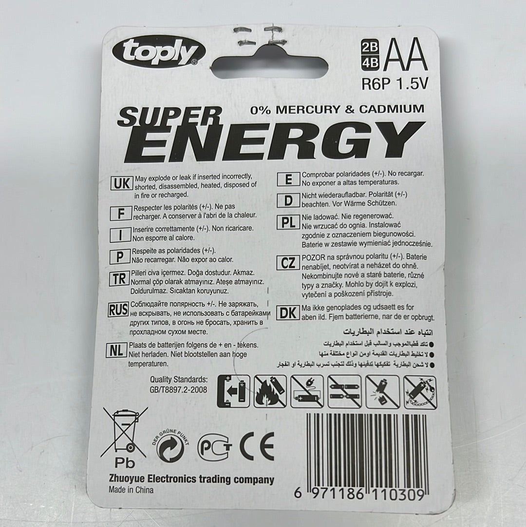 Toply AA Batteries