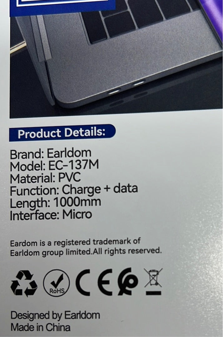Micro Charger Cable - Earldom