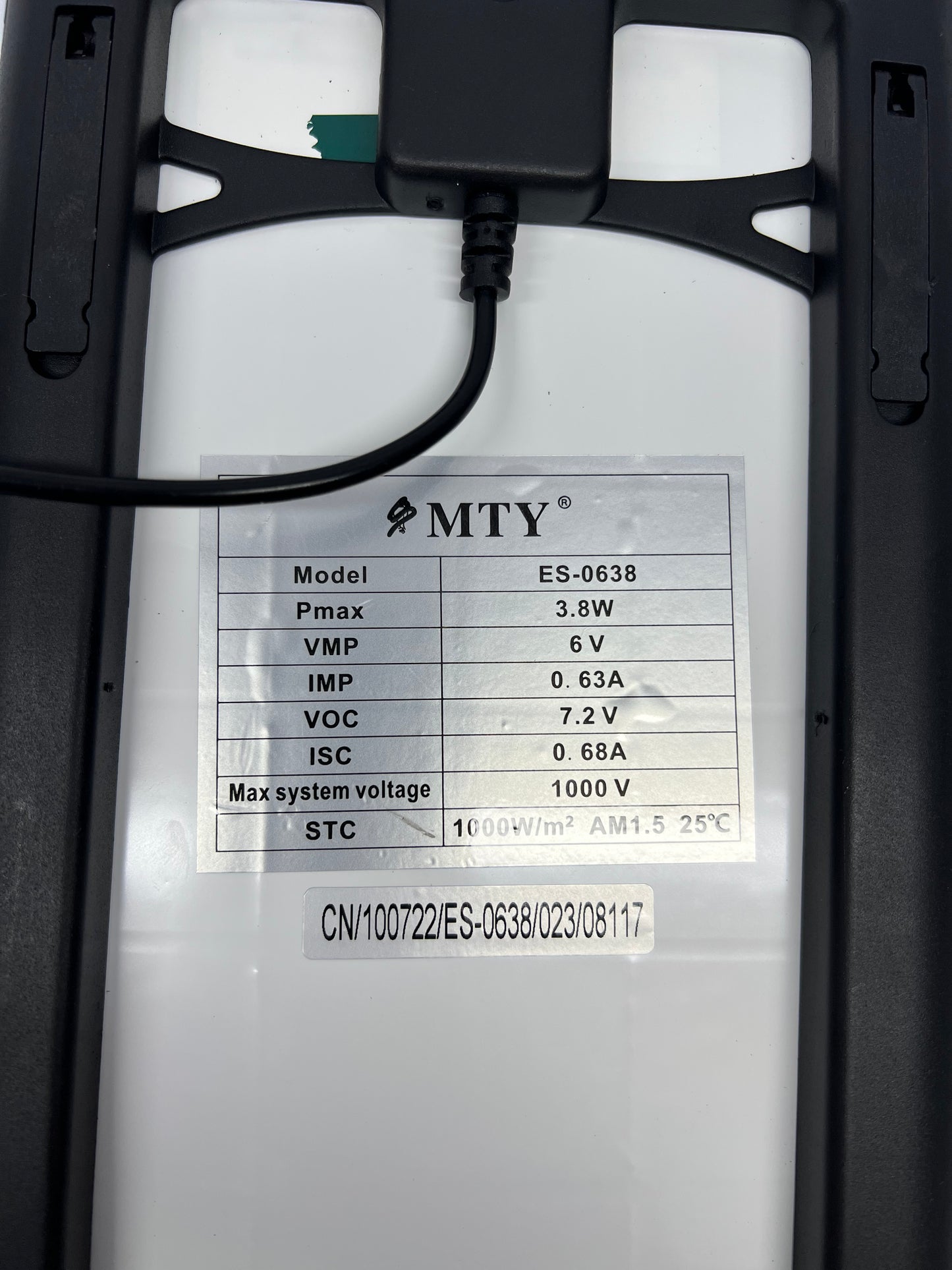 MTY 3.8W Solar Panel